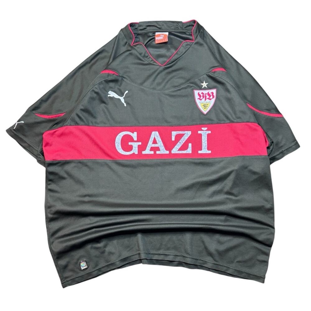 VfB Stuttgart football Shirt 2010 Soccer Jersey Mens Trikot Size XXL ( FLAWS )